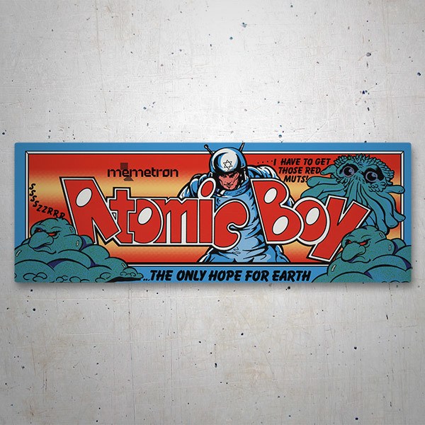 Car & Motorbike Stickers: Atomic Boy