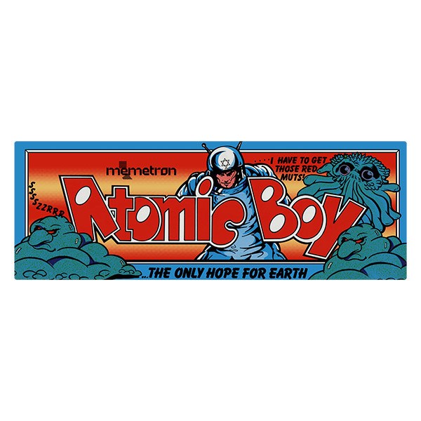 Car & Motorbike Stickers: Atomic Boy