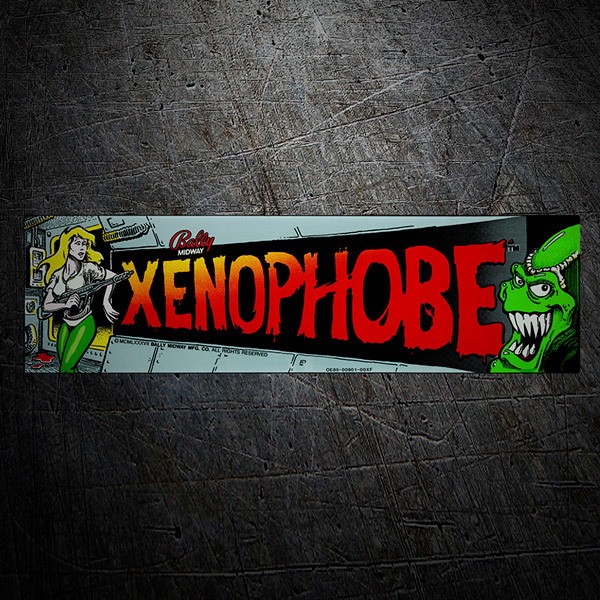 Car & Motorbike Stickers: Xenophobe