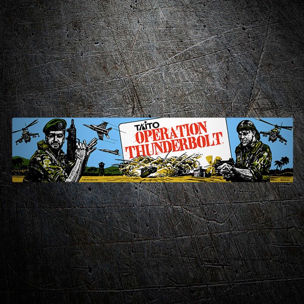 Car & Motorbike Stickers: Operation Thunderbolt