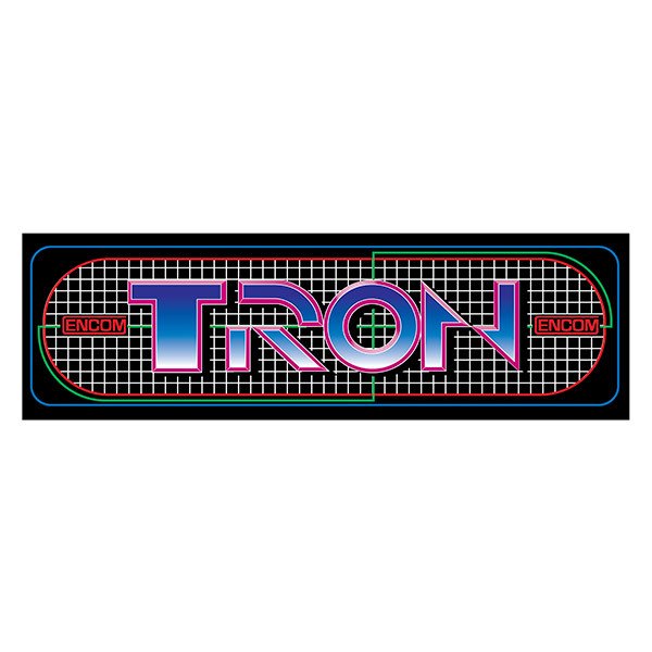 Car & Motorbike Stickers: Tron