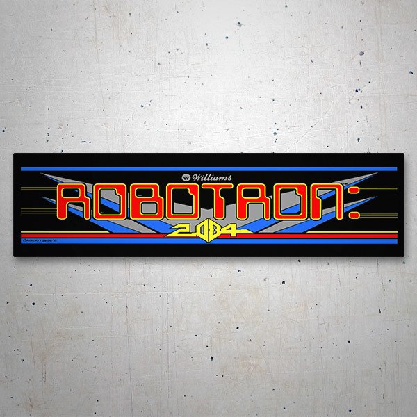 Car & Motorbike Stickers: Robotron 2084