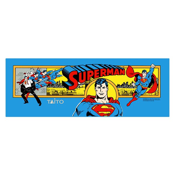 Car & Motorbike Stickers: Superman Taito