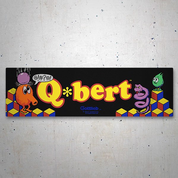 Car & Motorbike Stickers: Q-bert