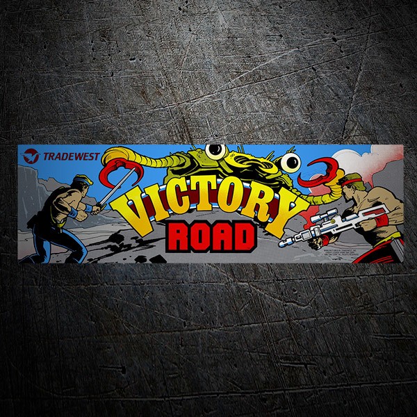 Car & Motorbike Stickers: Victory Road 1