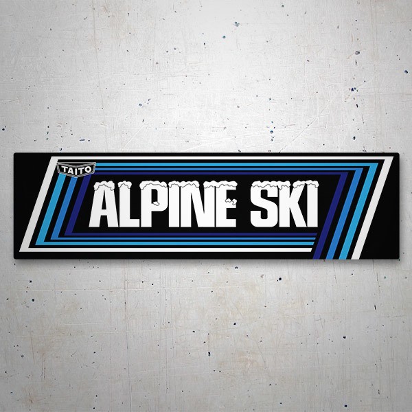 Car & Motorbike Stickers: Alpine Ski 1