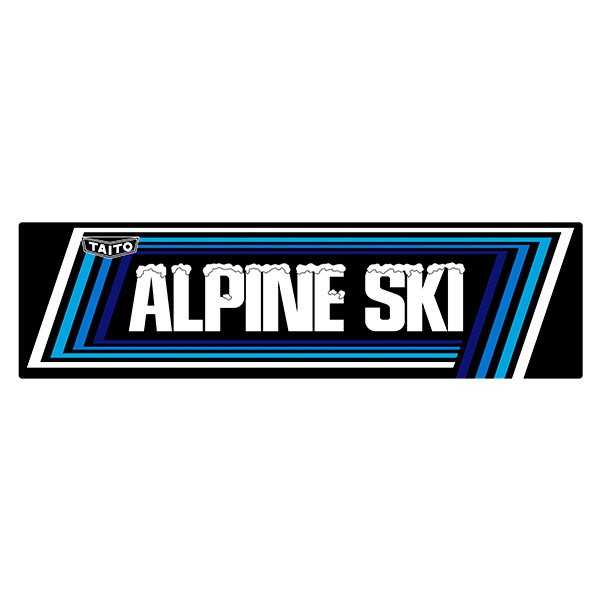 Car & Motorbike Stickers: Alpine Ski