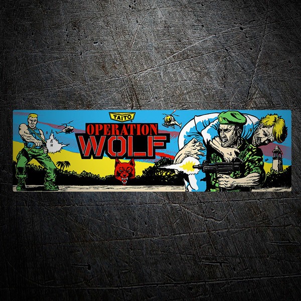 Car & Motorbike Stickers: Operation Wolf