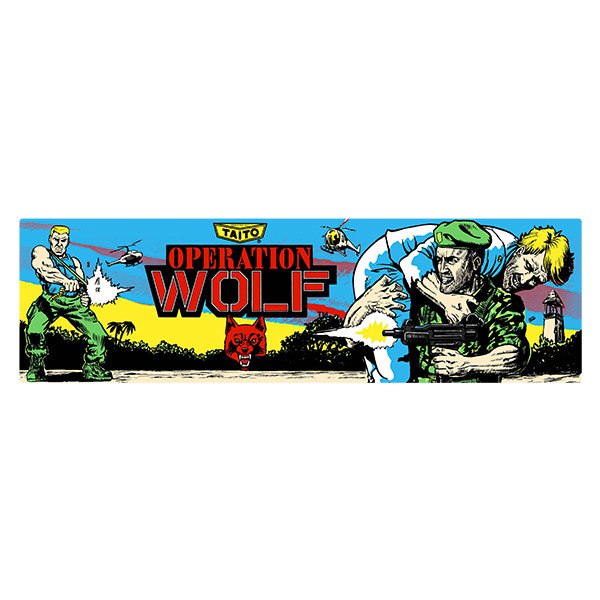 Car & Motorbike Stickers: Operation Wolf