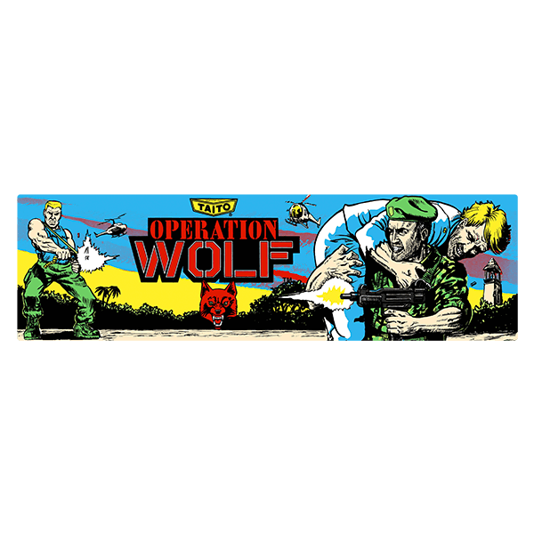 Car & Motorbike Stickers: Operation Wolf