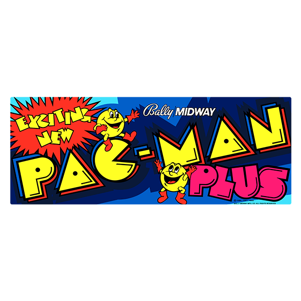 Car & Motorbike Stickers: Pac-Man Plus