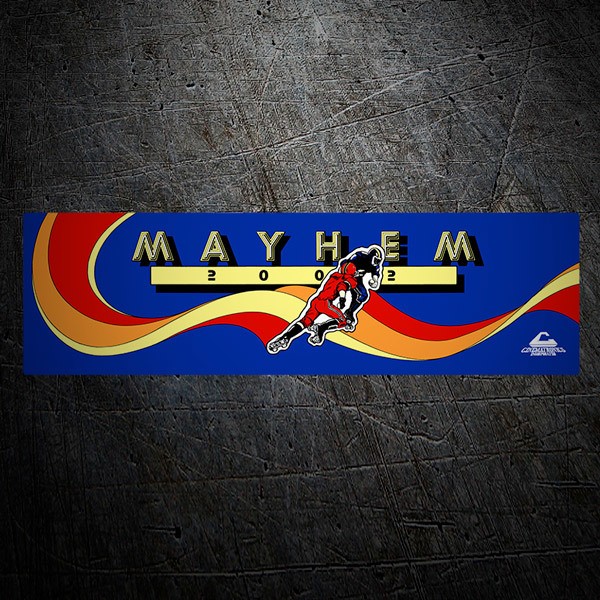 Car & Motorbike Stickers: Mayhem 2002