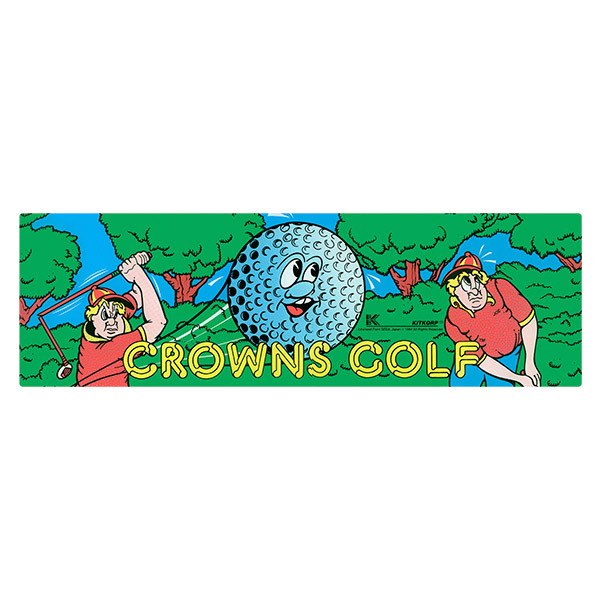 Car & Motorbike Stickers: Crowns Golf