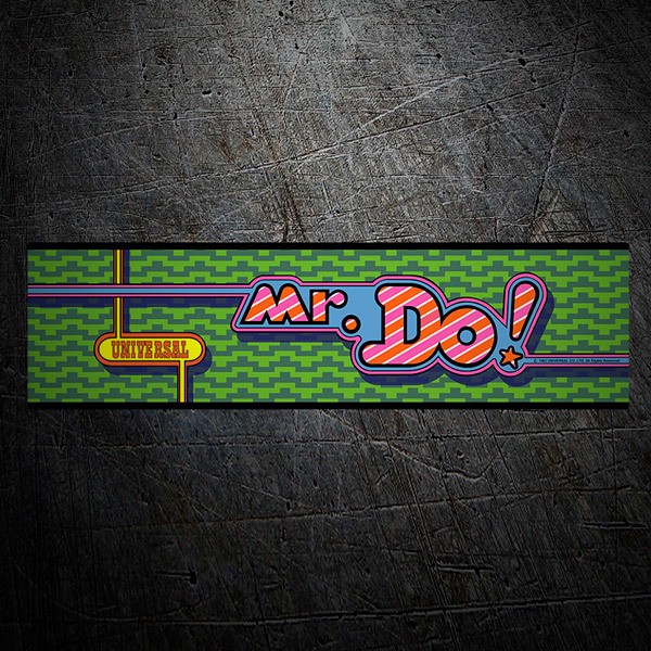 Car & Motorbike Stickers: Mr. Do!
