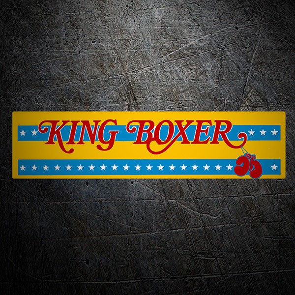 Car & Motorbike Stickers: King Boxer
