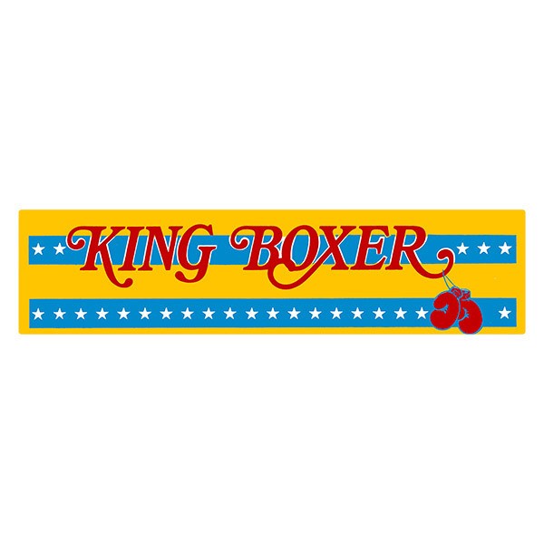 Car & Motorbike Stickers: King Boxer
