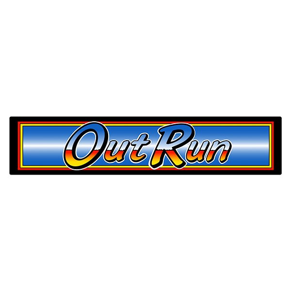 Car & Motorbike Stickers: Out Run 