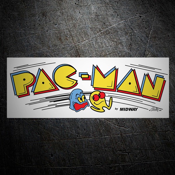 Car & Motorbike Stickers: Pac-Man by Midway