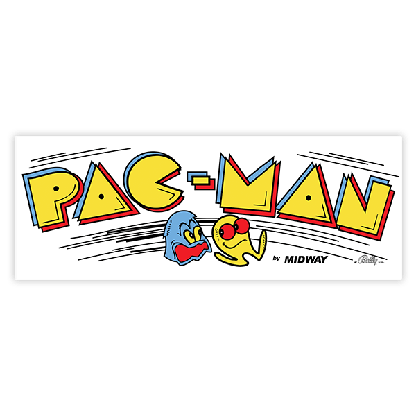Car & Motorbike Stickers: Pac-Man by Midway