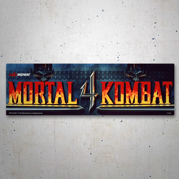 Car & Motorbike Stickers: Mortal Kombat 4 1