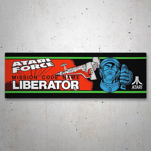 Car & Motorbike Stickers: Liberator Atari Force