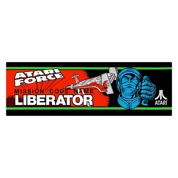 Car & Motorbike Stickers: Liberator Atari Force