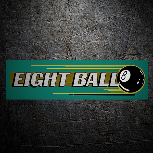 Car & Motorbike Stickers: Eight Ball