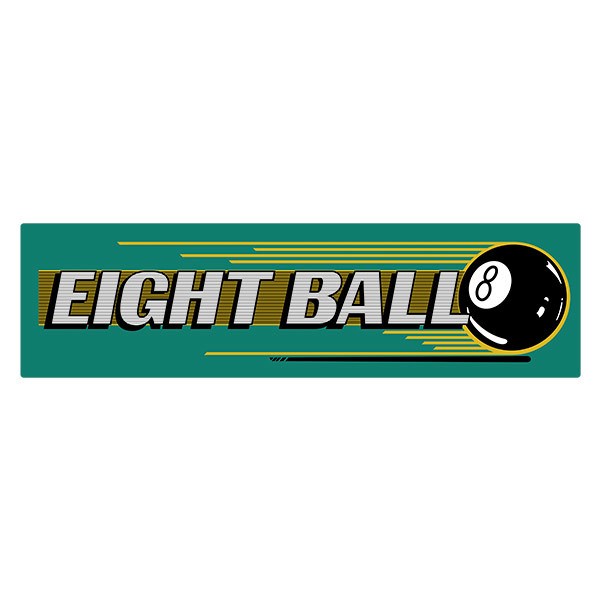 Car & Motorbike Stickers: Eight Ball