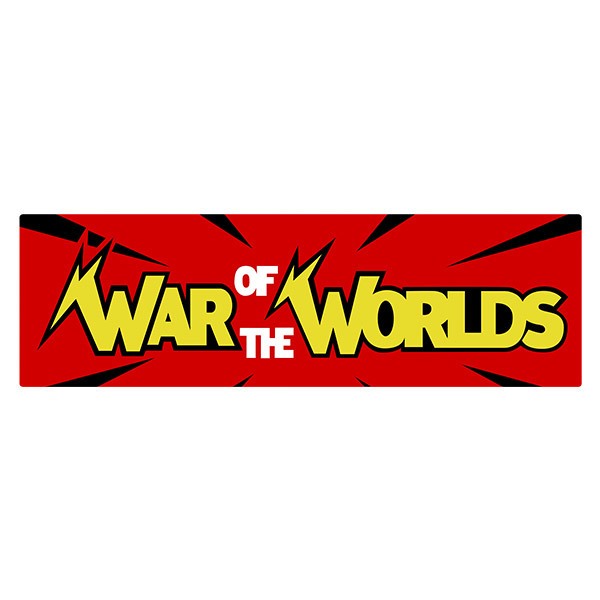 Car & Motorbike Stickers: War of the Worlds