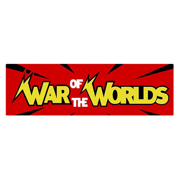 Car & Motorbike Stickers: War of the Worlds