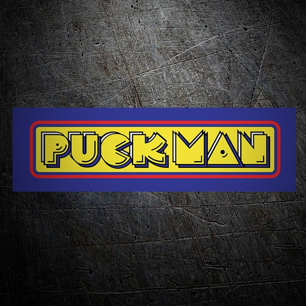 Car & Motorbike Stickers: Puck Man