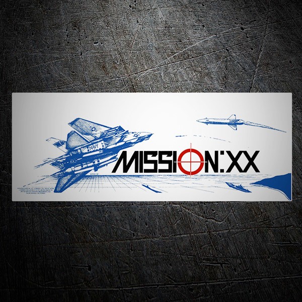 Car & Motorbike Stickers: Mission XX
