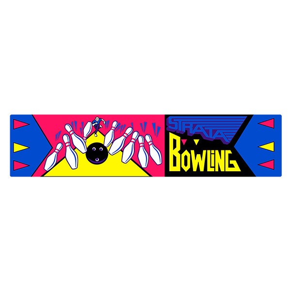 Car & Motorbike Stickers: Bowling