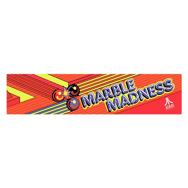 Car & Motorbike Stickers: Marble Madness