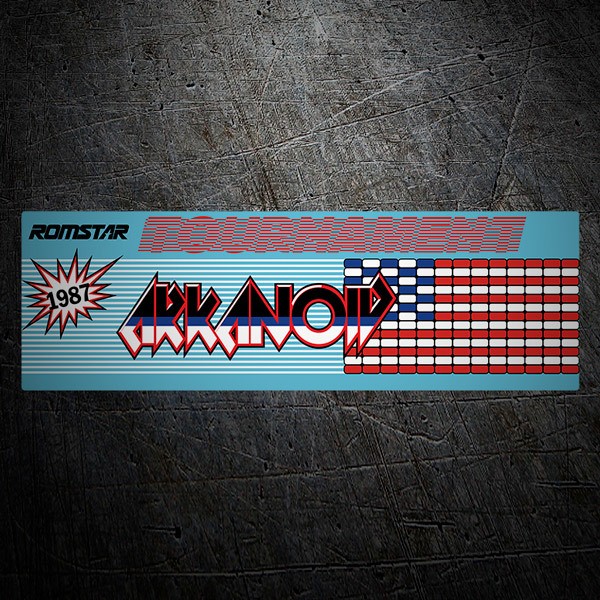 Car & Motorbike Stickers: Arkanoid 1987