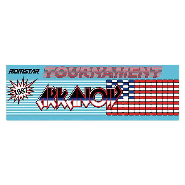 Car & Motorbike Stickers: Arkanoid 1987