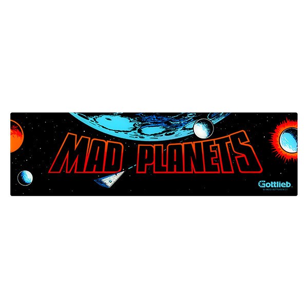 Car & Motorbike Stickers: Mad Planets