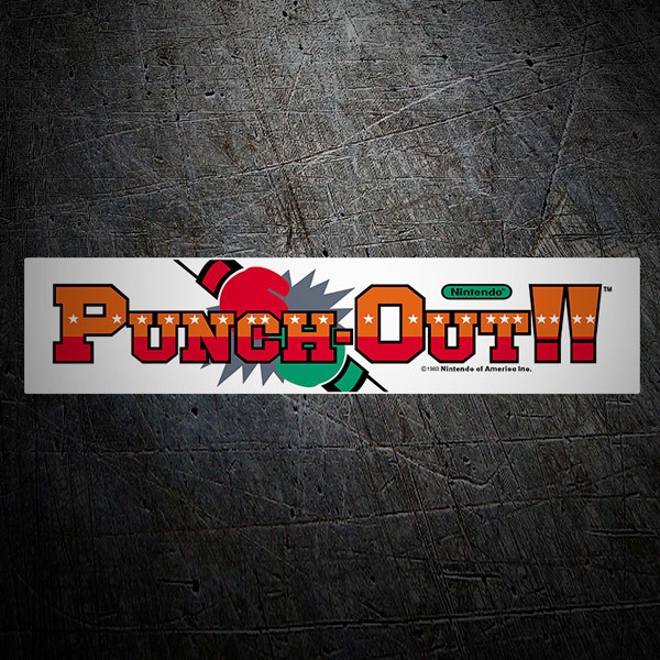 Car & Motorbike Stickers: Punch-Out!! 1