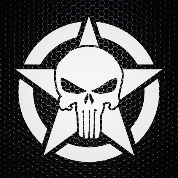Car & Motorbike Stickers: Star Us Army