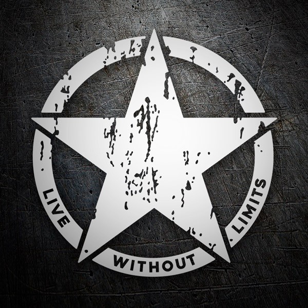 Car & Motorbike Stickers: Live whith out limits Army