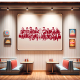 Wall Stickers: Hollywood Lunch  3