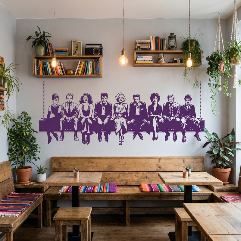 Wall Stickers: Hollywood Lunch 2024