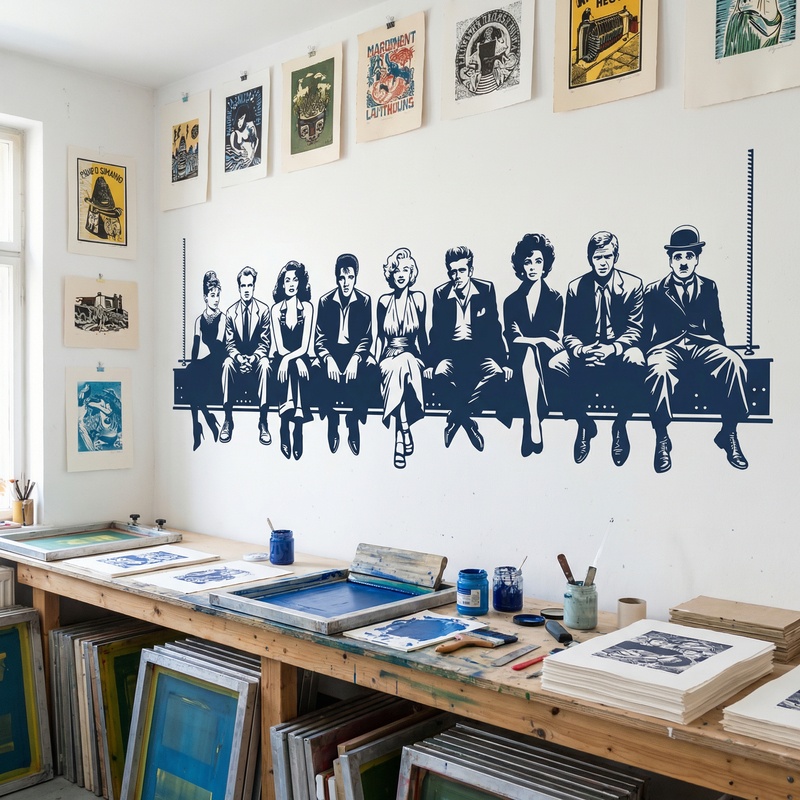 Wall Stickers: Hollywood Lunch 2024