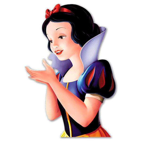 Car & Motorbike Stickers: Snow White apple