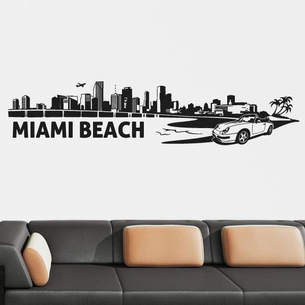 Wall Stickers: Miami Skyline