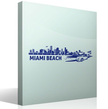 Wall Stickers: Miami Skyline