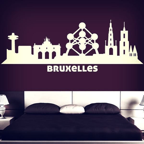 Wall Stickers: Skyline of Brussels