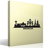 Wall Stickers: Skyline of Brussels 3