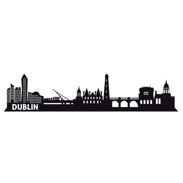 Wall Stickers: Dublin Skyline