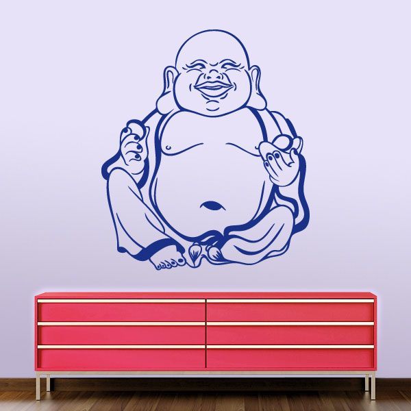 Wall Stickers: Hotei, laughing Buddha